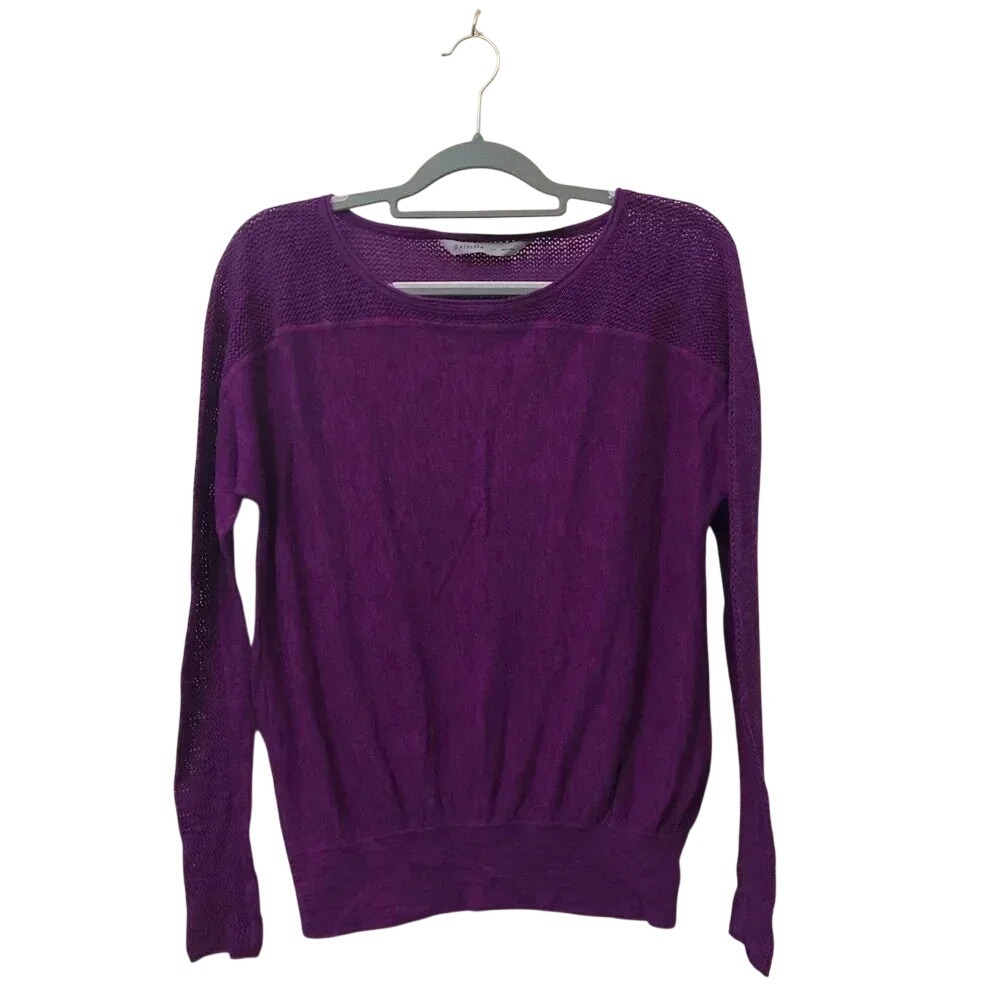 Athleta Purple Long sleeve Top Sz XS